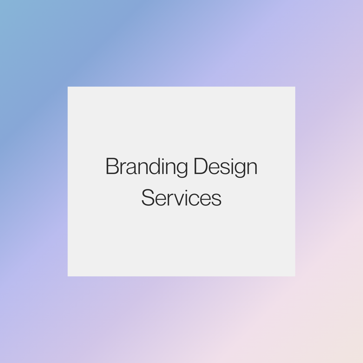 Branding Design Services